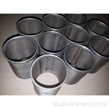 Stainless Steel 304 tabung filter berlubang